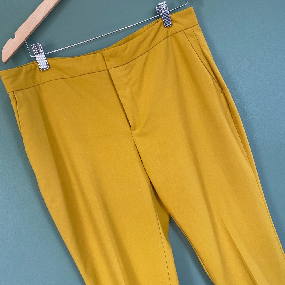 Zara Ankle Pants - Yellow - Picture 2 of 3